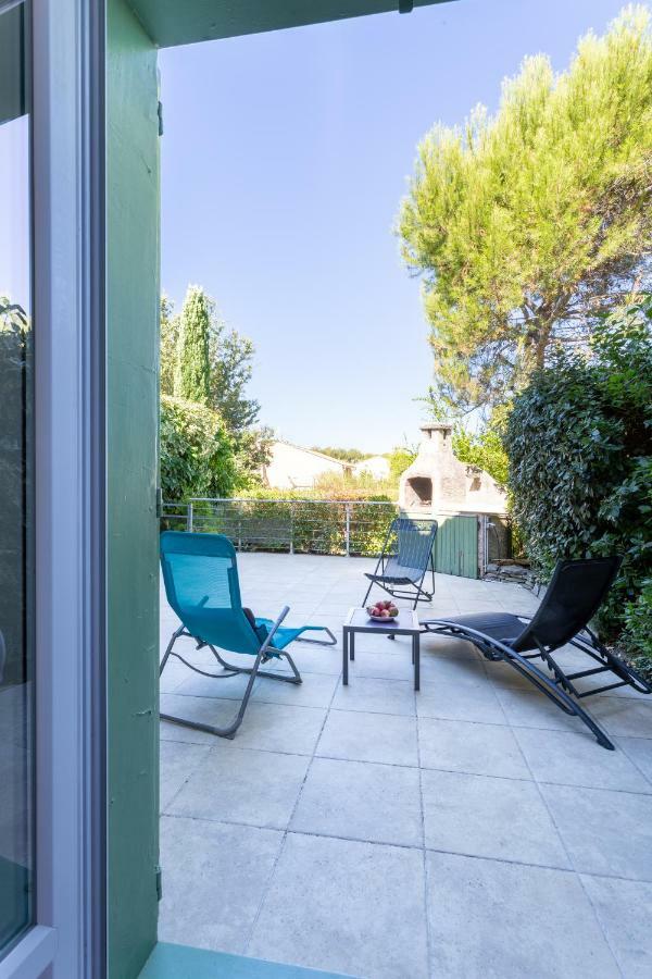 T3 Rez De Jardin,Piscine Privee Saint-Cyr-sur-Mer Exterior foto
